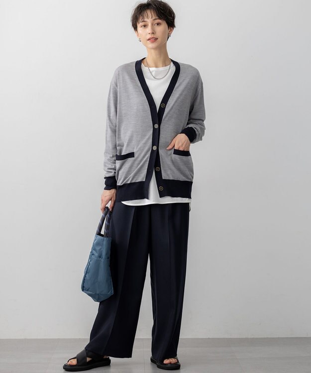 23区 【Oggi8月号掲載】クロス サンダル ブラック系