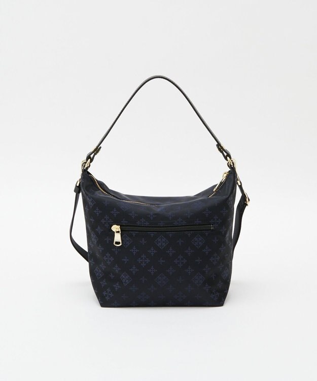 russet シンプルショルダーバッグ (CE-1243) Black/Navy