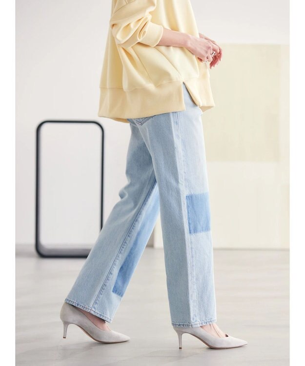 AMERICAN HOLIC パッチワークライクデニム Light Indigo