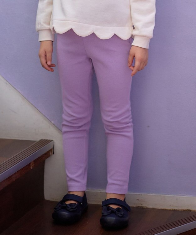 ANY KIDS 【WEB限定】7days デイリー ネコ パンツ ラベンダー