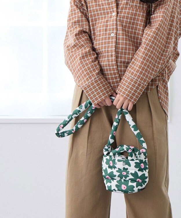 ROOTOTE 0697【弾む軽さフェザールー】FE.べビール―.フラワーRTG-A 02：グリーン