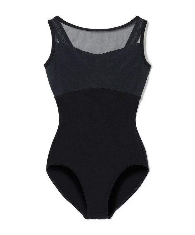 Chacott ノースリーブレオタード ブラック