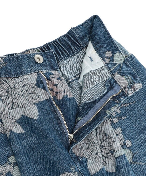 Green Parks ・SUGAR SPOON フラワーptデニムパンツ Indigo