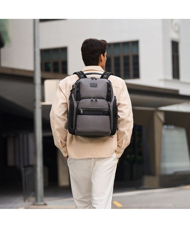 TUMI  メンズ  Alpha Bravo 「サーチ」バックパック CHARCOAL