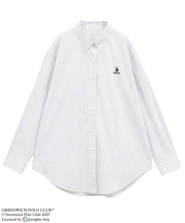 Green Parks ＧＲＥＥＮＷＩＣＨ　ＰＯＬＯ　ＣＬＵＢ　ＢＩＧシャツ Off White