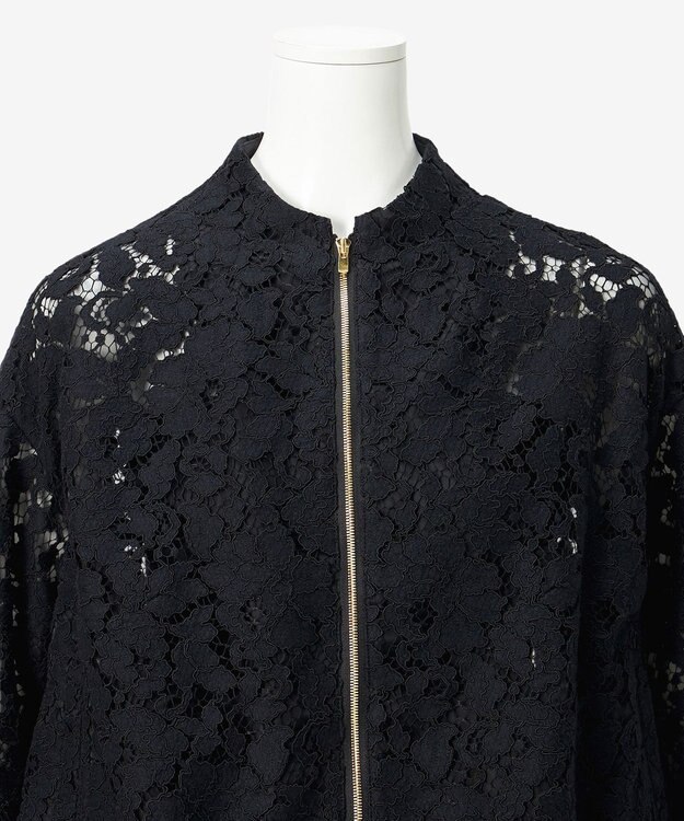 23区 S 【エステータ/Precious掲載】ヴィンテージコードレース ブルゾン ブラック系