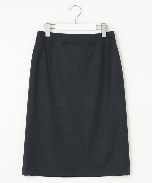 J.PRESS LADIES L 【セットアップ対応】BAHARIYE スカート ネイビーピンヘッド系
