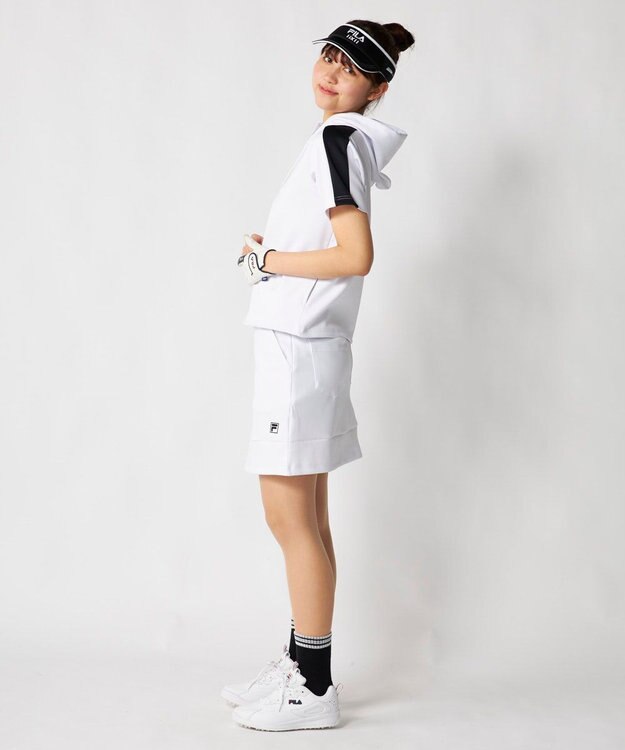 FILA GOLF／marie claire 【FILA GOLF】 ダンボールニットスカート ホワイト