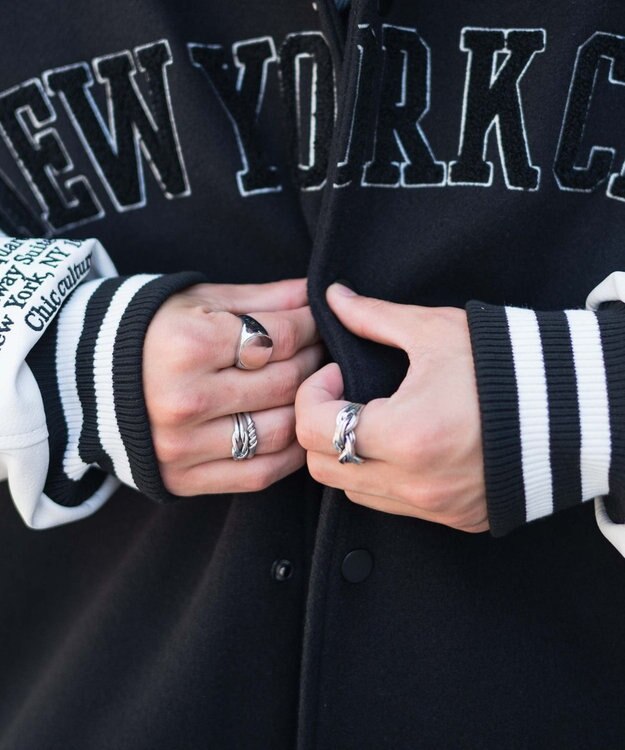 WEGO メルトンワッペンスタジャン ブラック