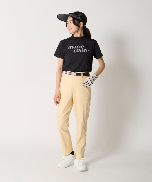 FILA GOLF／marie claire 【marie claire SPORT】 半袖モックネックシャツ ブラック