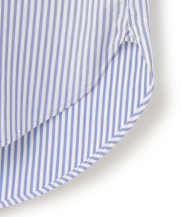 J.PRESS MEN ニットキャンディストライプ シャツ ネイビー系1