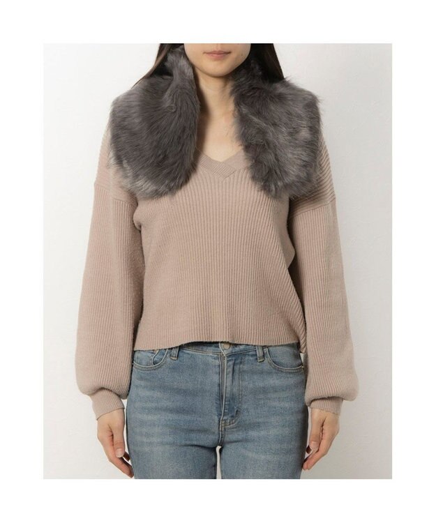 UNBILLION カシュネ cache nez / フェイクファーティペット GY