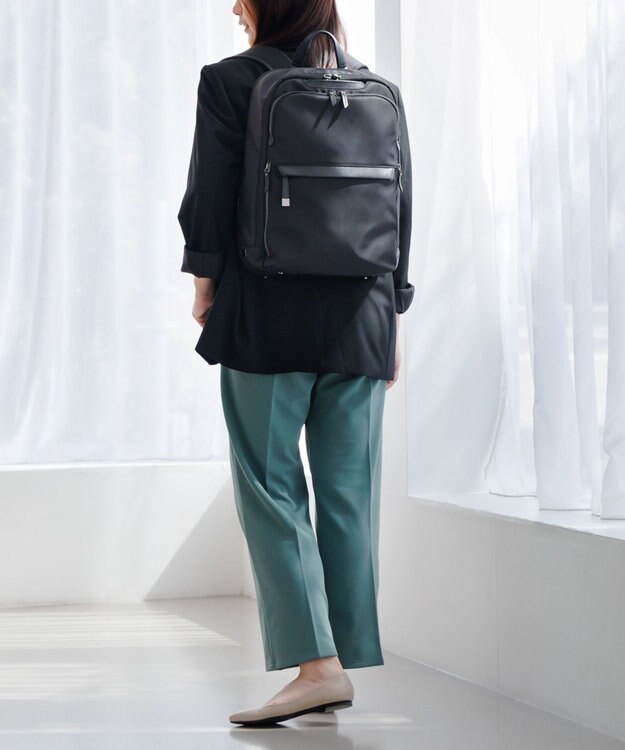 ACE BAGS & LUGGAGE 【雑誌掲載】 ace. ラプリム リュック レディースビジネス B4 15.6インチサイズ 68802 エース ブラック×ブラック