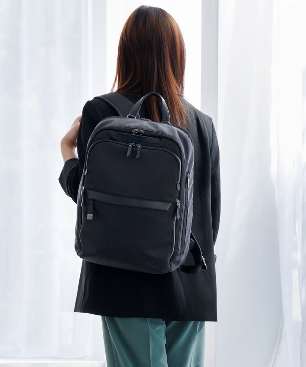 ACE BAGS & LUGGAGE 【雑誌掲載】 ace. ラプリム リュック レディースビジネス B4 15.6インチサイズ 68802 エース ブラック×ブラック