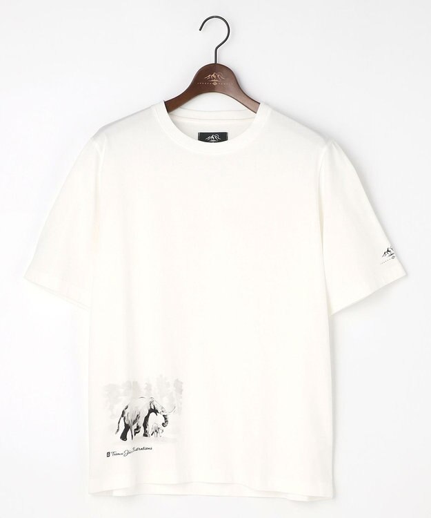 JOSEPH ABBOUD MOUNTAIN 【テーム・ヤルヴィコラボレーション/ゆったり】　　プレーティング天竺ヤルヴィー Tシャツ ゾウ