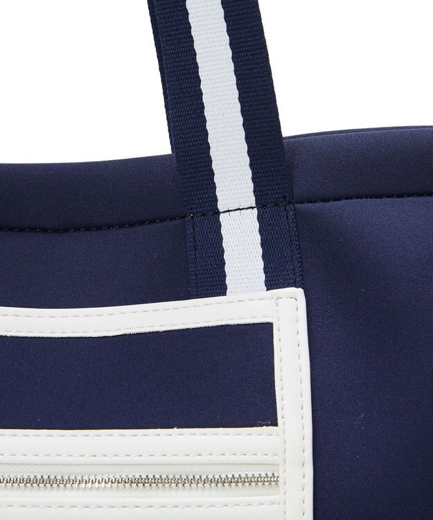 TOPKAPI 【新色追加】【TREASURE TOPKAPI】ネオプレン フロントポケット 2way トートバッグ ネイビー