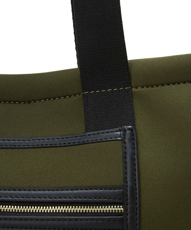 TOPKAPI 【新色追加】【TREASURE TOPKAPI】ネオプレン フロントポケット 2way トートバッグ カーキ