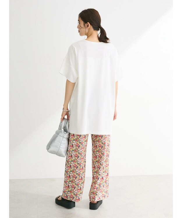 Green Parks 冷っとすずやか　袖広チュニック Off White