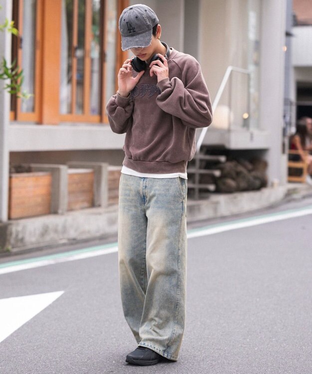 WEGO ショートグラフィックプルオーバー レッドその他