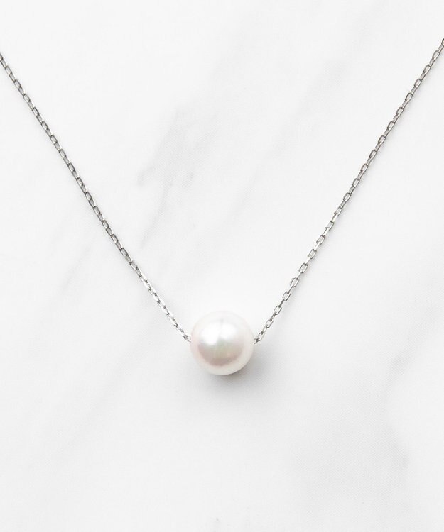 TOCCA 【WEB限定】PRECIOUS PEARL NECKLACE プラチナ アコヤパール ネックレス プラチナ系