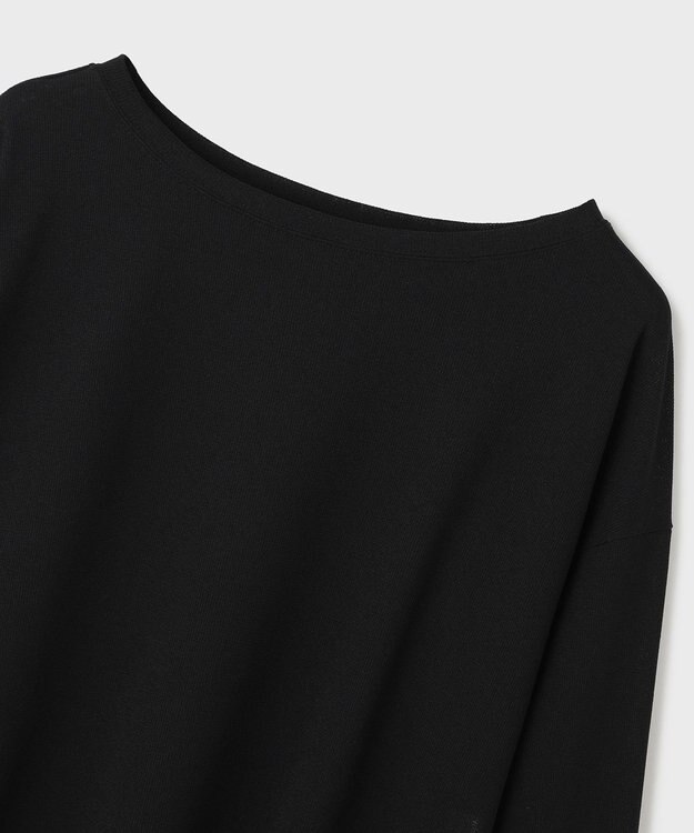 GRACE CONTINENTAL シアーワッフルカットトップ ブラック