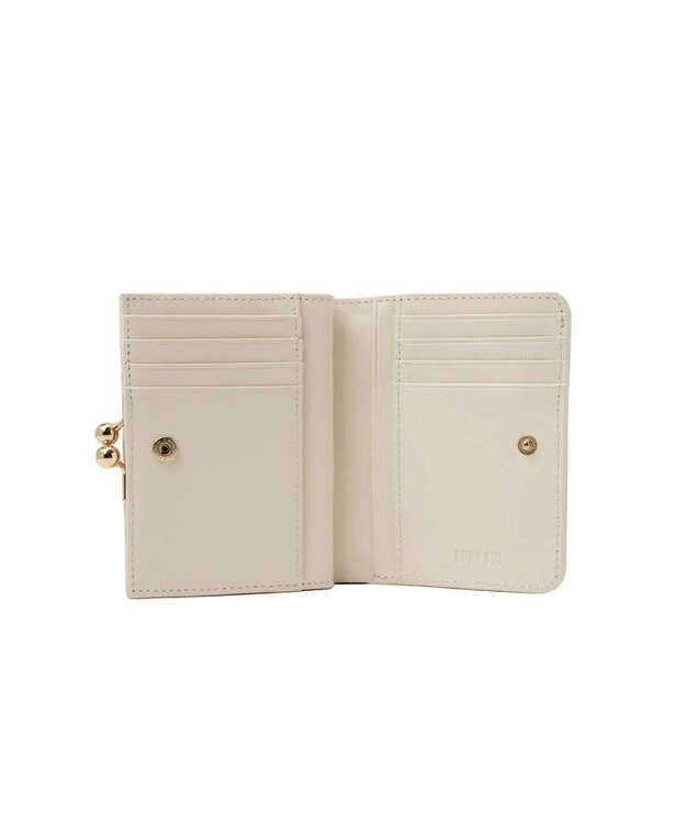 ANNA SUI ララ 口金二つ折り財布 アイボリー
