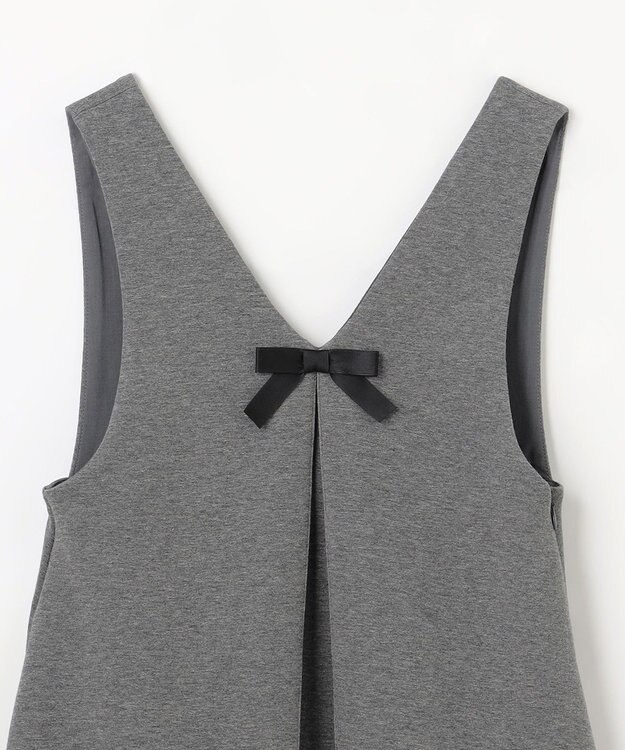 組曲 KIDS 【110-140㎝】【前後着用可】2WAY ジャンスカ チャコール