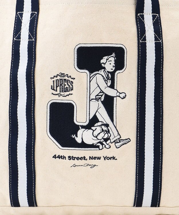 J.PRESS MEN 【AaronChang】【UNISEX】アイビー トートバッグ ホワイト系