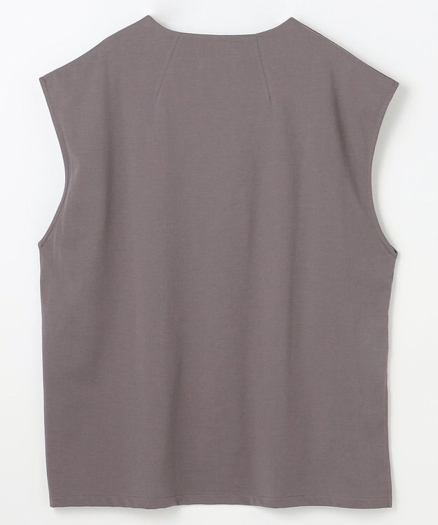 ANY L 【洗濯機可/接触冷感/UVカット】Ｖネックチュニック モカブラウン