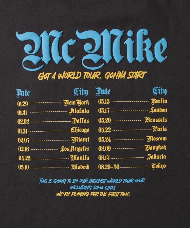 WEGO 【ユニセックス着用ITEM】別注NEW　JACKグラフィックT（S） スミクロ