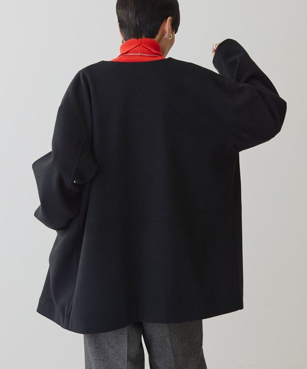 AMERICAN HOLIC リサイクル中空糸ノーカラーコート Black