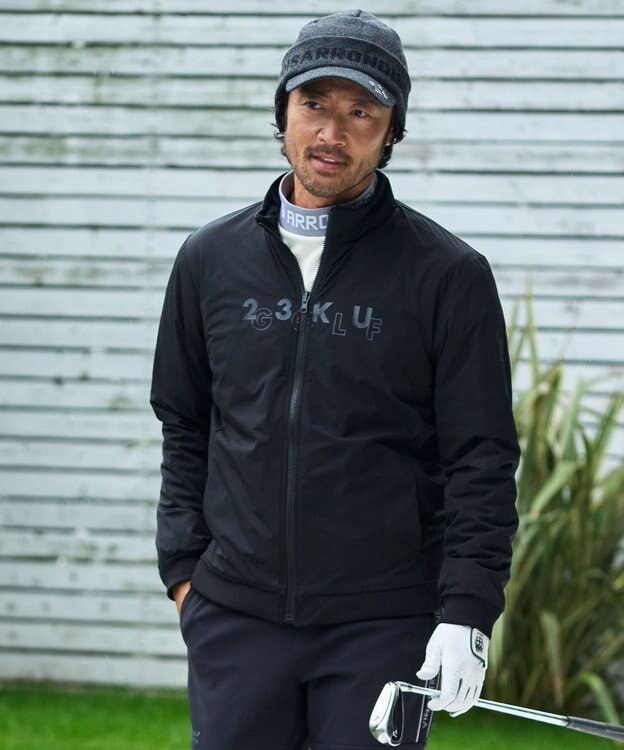 23区GOLF 【UNISEX】リバーシブル トラックジャケット ブラック系