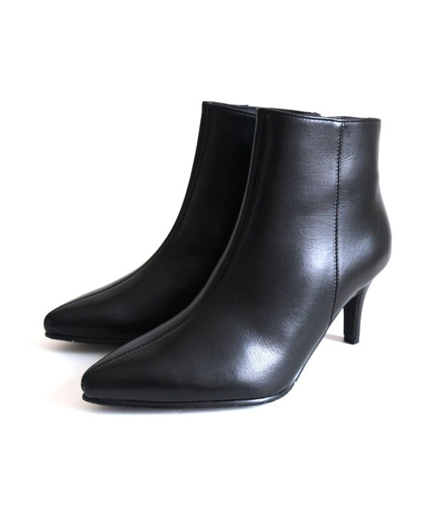 Pointer 日本製 本革ポインテッドトゥブーツ ブラック