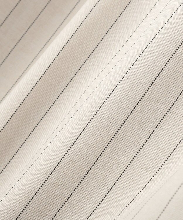 earth music&ecology 【セットアップ対応】リネンライクリラックスパンツ Stripe Ivory