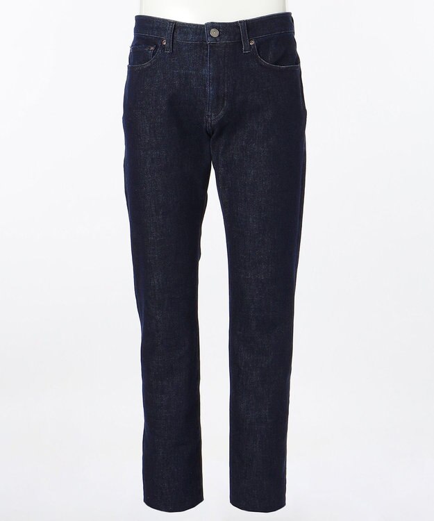 JOSEPH ABBOUD 【キングサイズ】ISKO2WAY デニム ネイビー系