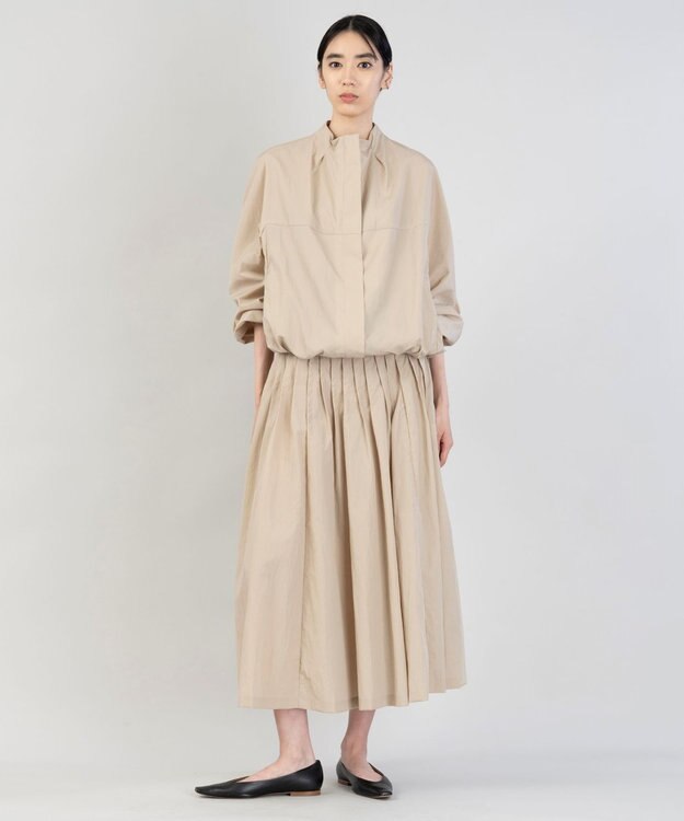 23区 L 【エステータ】エンシュクライト ジップブルゾン グレージュ系