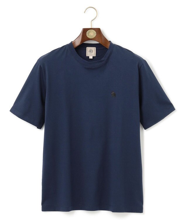 J.PRESS MEN 【一部店舗限定】バックブル ムカラTシャツ ネイビー系