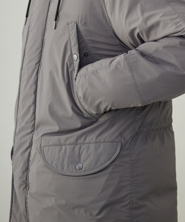 UNFILO MENS 【男女兼用】ウォーム ライトムーブ ミリタリーアウター  [24年秋冬商品] グレー