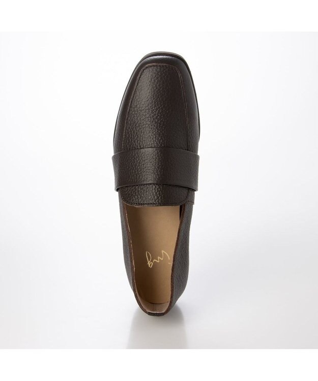 ing <ing>スクウェアローファー ダークブラウン