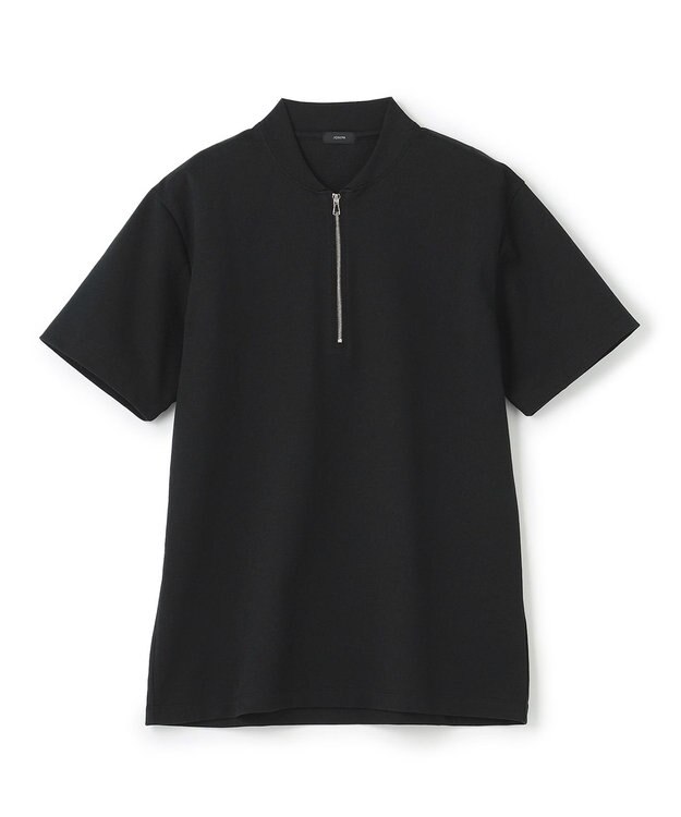 JOSEPH HOMME スビンギザカノコ　ハーフジップ ブラック系