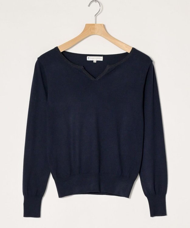 ONWARD Reuse Park 【組曲】ニット春夏 ネイビー