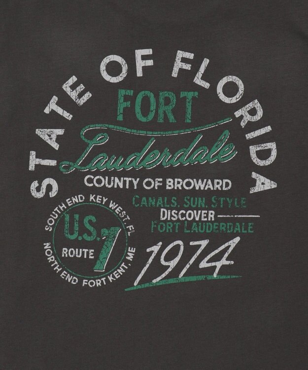 WEGO 【ユニセックス着用ITEM/MLサイズ展開】ヴィンテージライクグラフィックT（LS） 柄2