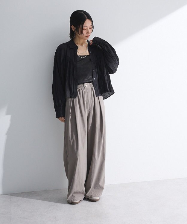 Green Parks 箔プリントカップ付きインナー Black