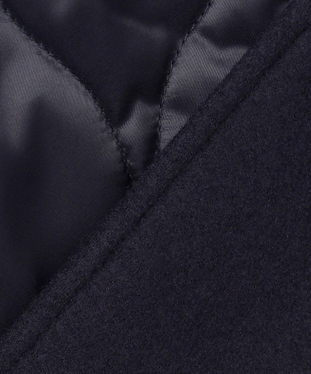 J.PRESS MEN ショートカーコート スタンドカラーブルゾン ネイビー系