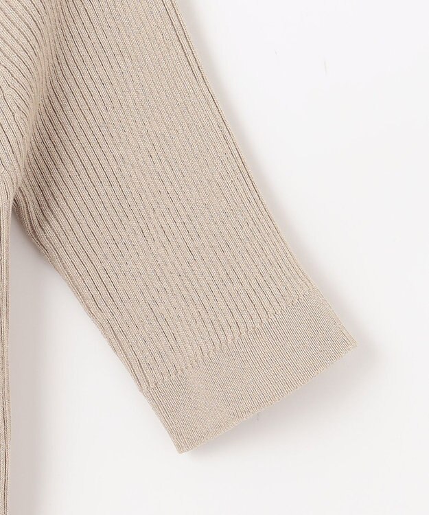 ANY ラメリブニット ベージュ