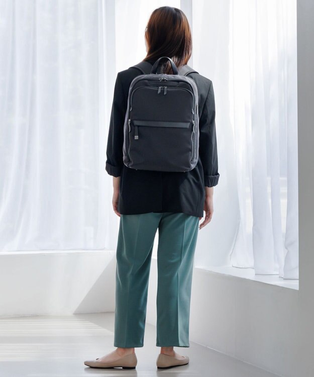 ACE BAGS & LUGGAGE 【雑誌掲載】 ace. ラプリム リュック レディースビジネス B4 15.6インチサイズ 68802 エース ブラック×ブラック