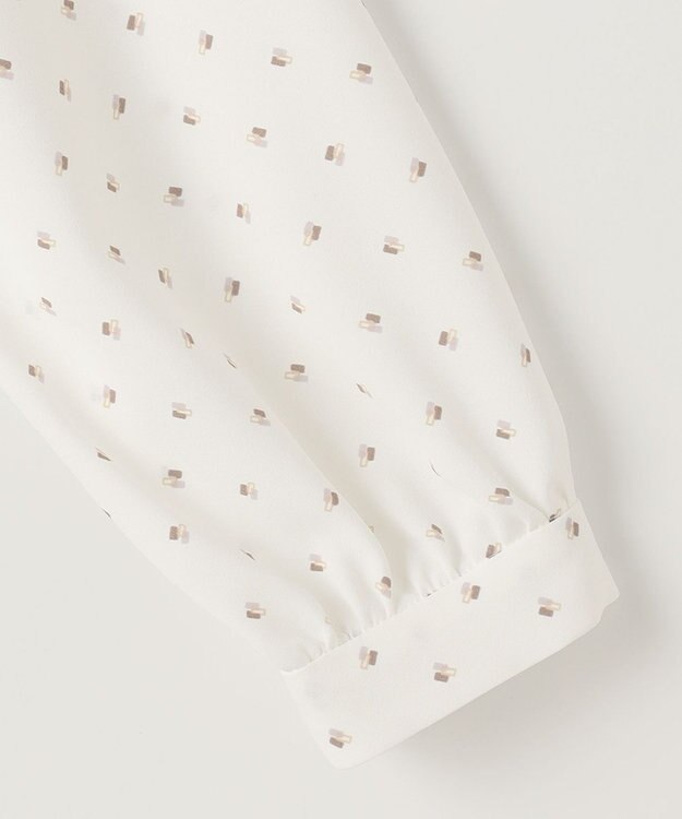 ANY SIS S 【洗える】フロントボウタイ ブラウス オフベース