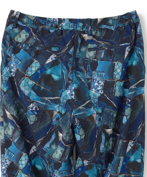 JOSEPH HOMME 【新柄】テクノボイルストレッチ ドロスト付きワイドテーパードパンツ / TEDDY CONVERTIBLE ブルー系5