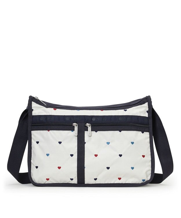 LeSportsac DELUXE EVERYDAY BAG/トリコロールハートエンブロイダリー トリコロールハートエンブロイダリー