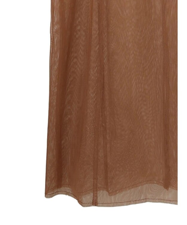 Green Parks ・ＥＬＥＮＣＡＲＥ　ＤＵＥ　チュールドロストキャミワンピ Brown